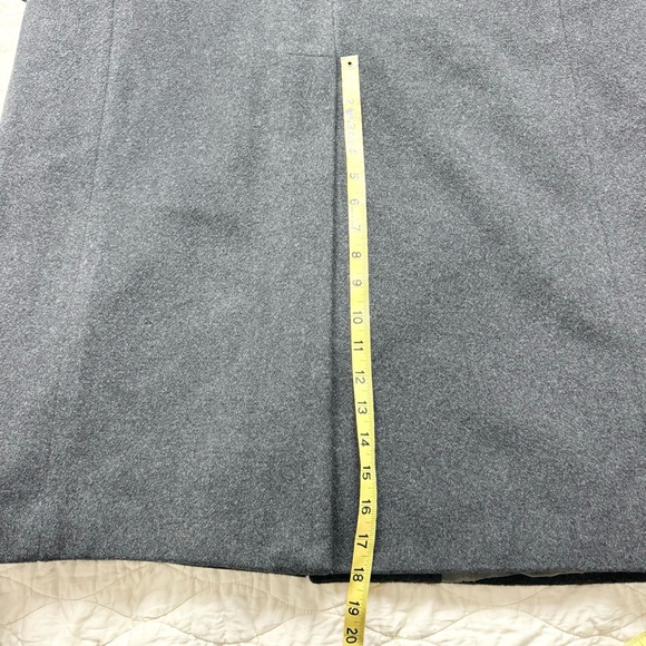 Mens Henry James Ltd Vtg Italy Cashmere Wool Three Button Long Overcoat Gray 42R - Picture 13 of 15